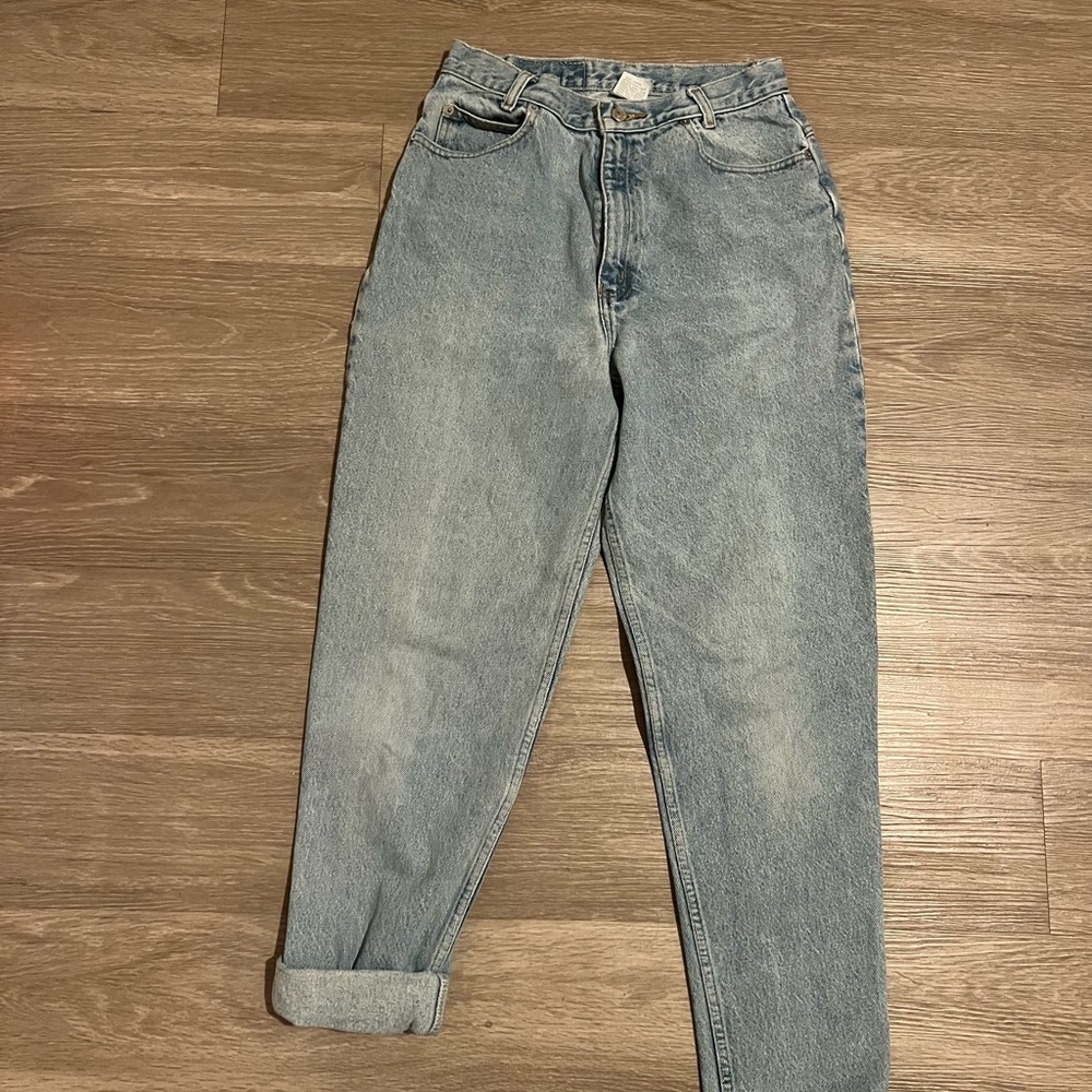 Vintage Dungarees Light Blue Denim Mom Jeans
